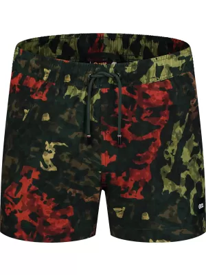 Pantaloni scurți de înot pentru bărbați NORDBLANC RAINFOREST NBSPM8019 VERDE ARMATĂ