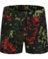 Pantaloni scurți de înot pentru bărbați NORDBLANC RAINFOREST NBSPM8019 VERDE ARMATĂ
