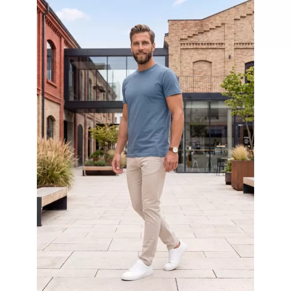  Tricou pentru bărbați ALTISPORT NoPrint NP/ALM921 DENIM 