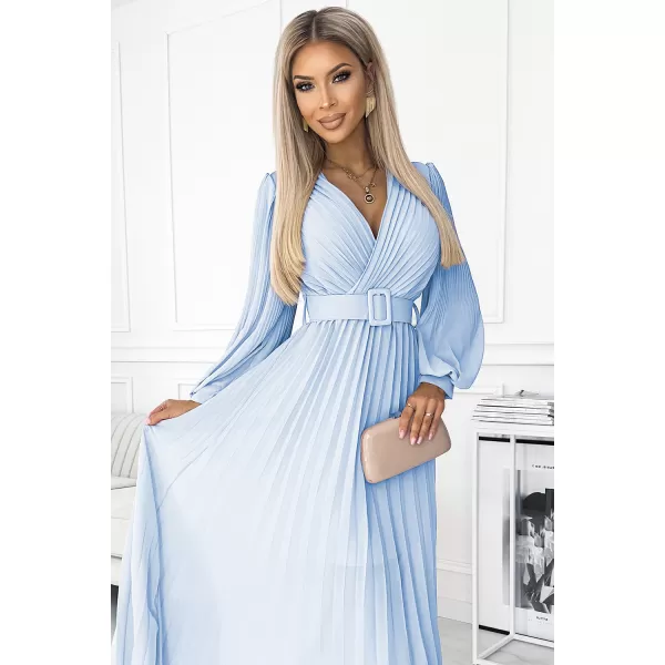  Rochie NUMOCO KLARA 414-10 ALBASTRU 