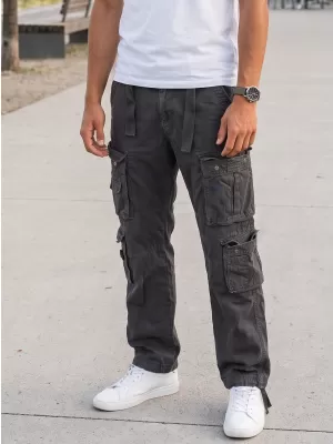 Pantaloni BRANDIT VINTAGE BD1003 NEGRU