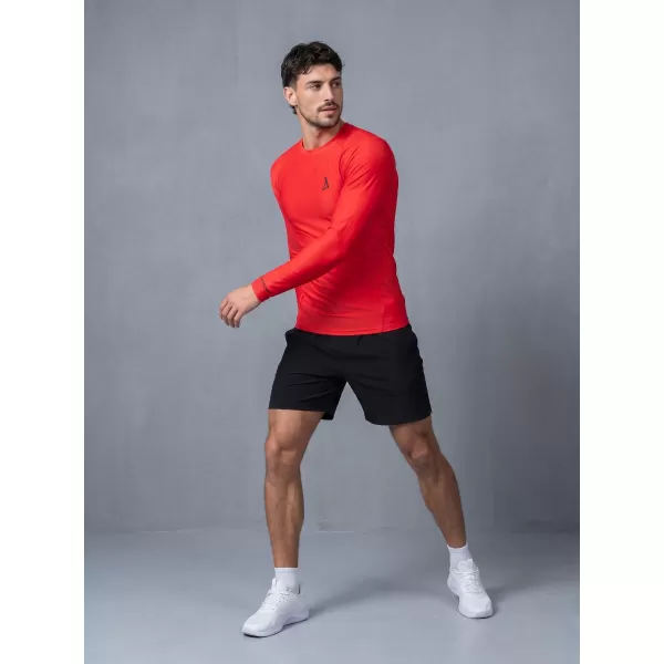  Tricou de compresie funcțional premium pentru bărbați ALTISPORT VOJ/ALM000TR03 ROȘU 