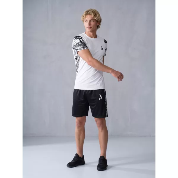 Tricou de compresie funcțional premium cu mâneci scurte pentru bărbați ALTISPORT VOJ/ALM039TR04 ALB 