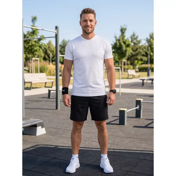  Tricou funcțional pentru bărbați ALTISPORT NoPrint NP/ALM421 ALB 