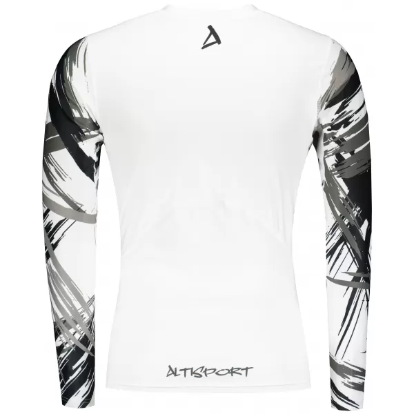  Pánské funkční kompresní tričko premium ALTISPORT VOJ/ALM039TR03 BÍLÁ 