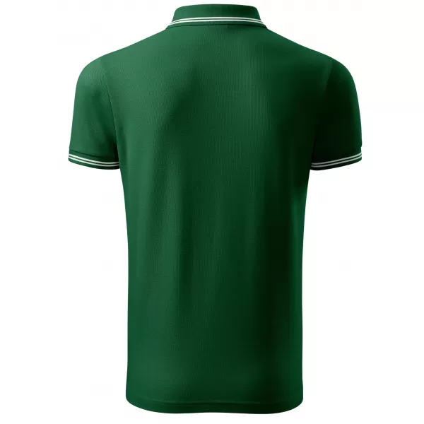  Tricou pentru bărbați cu guler ALTISPORT NoPrint NP/ALM912 VERDE INCHIS 