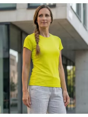 Tricou funcțional de damă ALTISPORT NoPrint NP/ALW041 GALBEN NEON