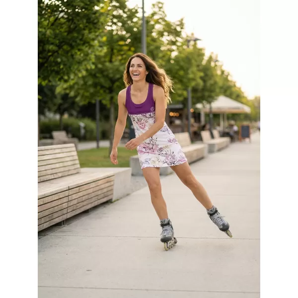  Rochie funcțională vestă de damă ALTISPORT VOJ/ALW008SAT01 BURGUNDIA 