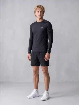 Tricou de compresie funcțional premium pentru bărbați ALTISPORT VOJ/ALM000TR03 NEGRU