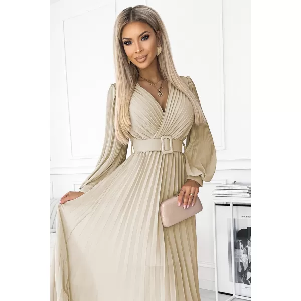  Rochie NUMOCO KLARA 414-8 BEJ 