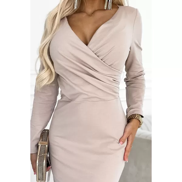  Rochie NUMOCO A398-3 BEJ 
