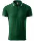 Tricou pentru bărbați cu guler ALTISPORT NoPrint NP/ALM912 VERDE INCHIS
