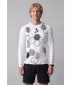 Tricou de compresie funcțional premium pentru bărbați ALTISPORT VOJ/ALM037TR03 ALB