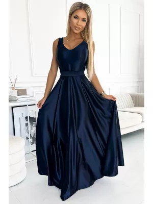 Rochie NUMOCO CINDY 508-1 ALBASTRU