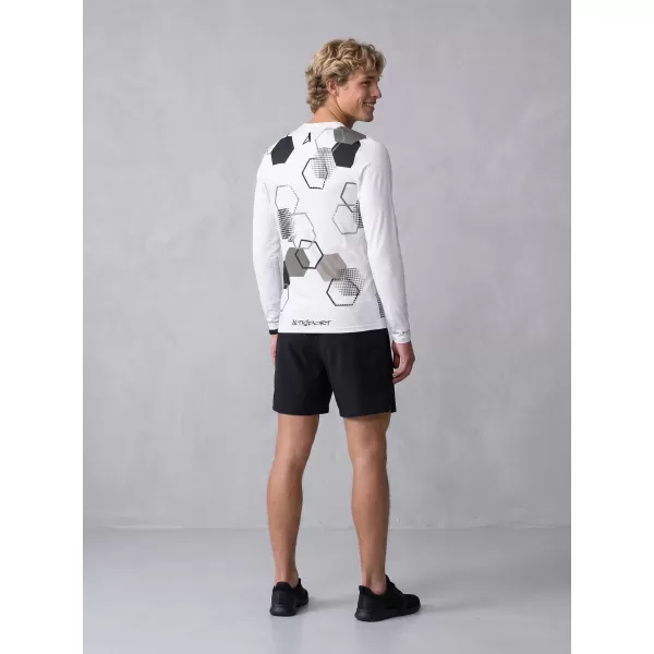  Tricou de compresie funcțional premium pentru bărbați ALTISPORT VOJ/ALM037TR03 ALB 