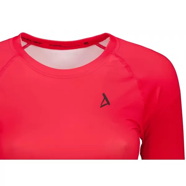  Crop top funcțional premium pentru femei, cu mâneci lungi ALTISPORT VOJ/ALW000TR04 ROȘU 