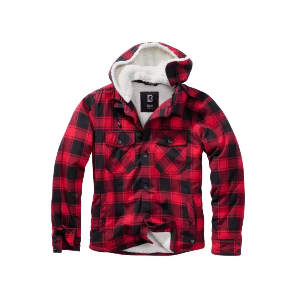  Sacou BRANDIT LUMBER BD3172 ROȘU/NEGRU 