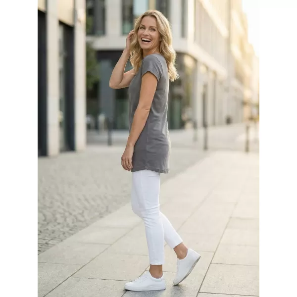  Tricou lung de damă ALTISPORT NoPrint NP/ALW321 GRI OȚEL 