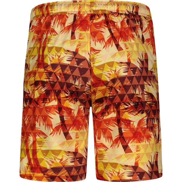  Pantaloni scurți de înot pentru bărbați NORDBLANC ATLANTIC NBSPM8020 MARO/GRI 