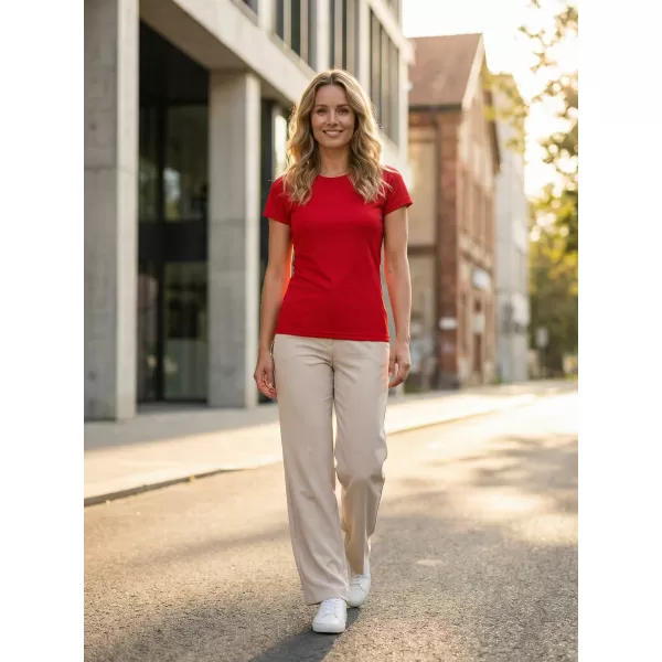  Tricou funcțional de damă ALTISPORT NoPrint NP/ALW041 ROȘU 