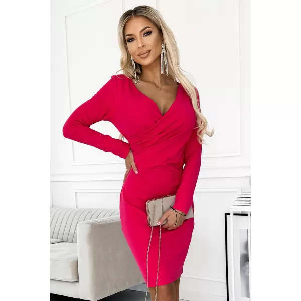  Rochie NUMOCO A398-4 ROZ 