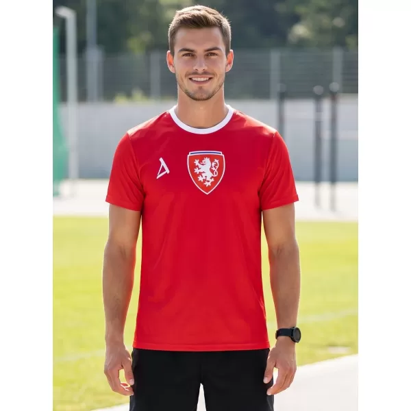  Tricou funcțional premium pentru bărbați ALTISPORT VOJ/ALM040TR01 ROȘU 