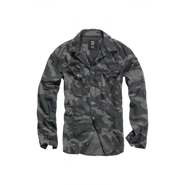  Cămaşă BRANDIT SLIM WORKER BD4005 DARKCAMO 