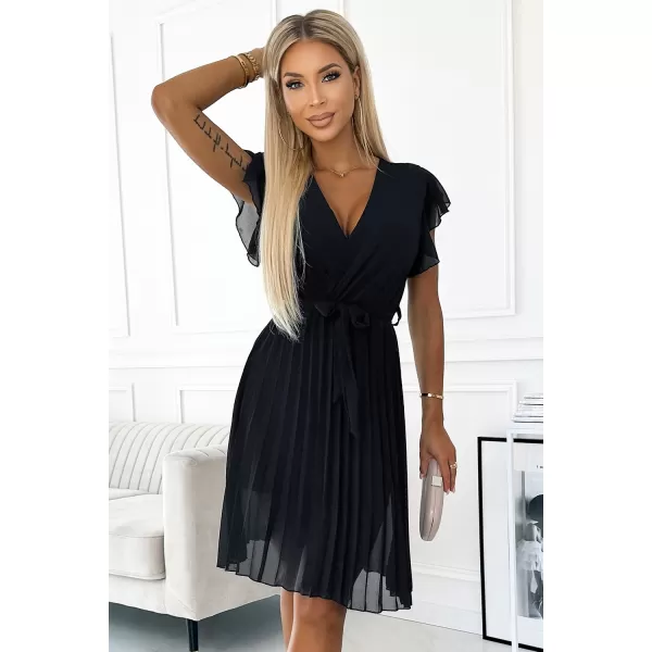  Rochie NUMOCO 424-4 NEGRU 