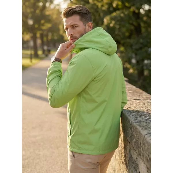  Jachetă pentru bărbați ALTISPORT NoPrint NP/ALM2311NJ VERDE DE PRIMĂVARĂ 