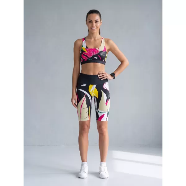 Jambiere funcționale premium pentru femei deasupra genunchiului ALTISPORT VOJ/ALW042LEG02 NEGRU 