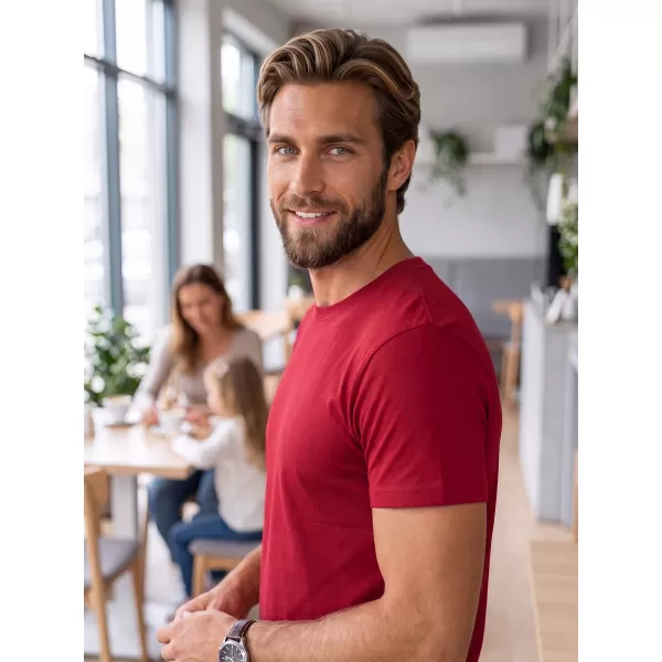  Tricou pentru bărbați ALTISPORT NoPrint NP/ALM921 ROȘU MARLBORO 
