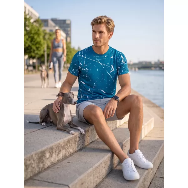  Tricou funcțional premium pentru bărbați ALTISPORT VOJ/ALM034TR01 KEROSENUL 