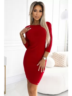 Rochie NUMOCO ELEONORA 529-3 ROŞU