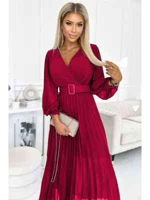 Rochie NUMOCO KLARA 414-9 ROŞU