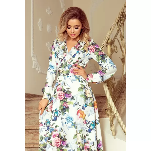  Rochie NUMOCO 245-1 ALBASTRU 