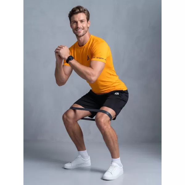 Tricou de compresie funcțional premium cu mâneci scurte pentru bărbați ALTISPORT VOJ/ALM000TR04 PORTOCALE 