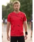 Tricou funcțional premium pentru bărbați ALTISPORT VOJ/ALM034TR01 ROȘU