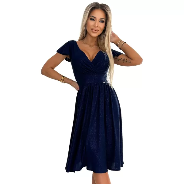  Rochie NUMOCO MATILDE 425-8 ALBASTRU 