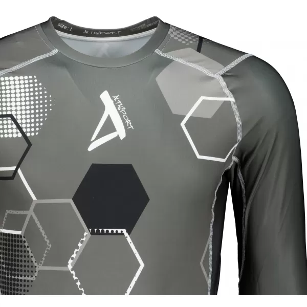  Tricou de compresie funcțional premium pentru bărbați ALTISPORT VOJ/ALM037TR03 GRI 