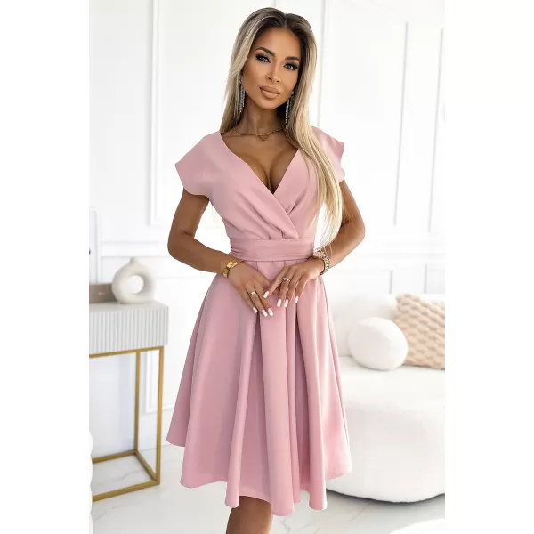  Rochie NUMOCO SCARLETT 348-9 ROZ 