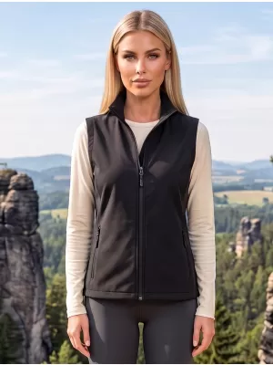 Vesta softshell dama ALTISPORT NoPrint NP/ALW7211NJ NEGRU/NEGRU