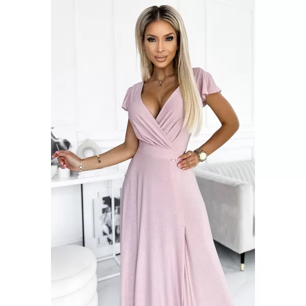  Rochie NUMOCO CRYSTAL 411-6 ROZ 