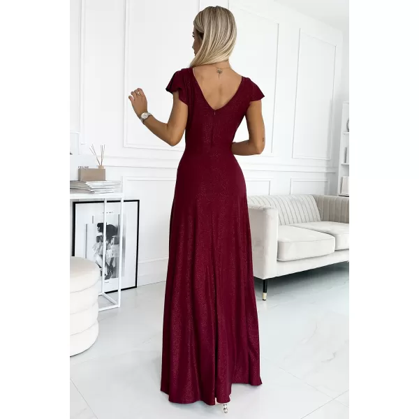 Rochie NUMOCO CRYSTAL 411-8 ROŞU 