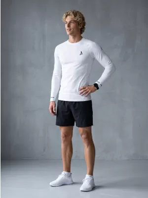 Tricou de compresie funcțional premium pentru bărbați ALTISPORT VOJ/ALM000TR03 ALB