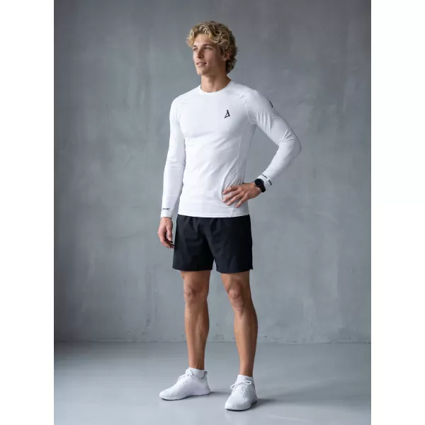  Tricou de compresie funcțional premium pentru bărbați ALTISPORT VOJ/ALM000TR03 ALB 