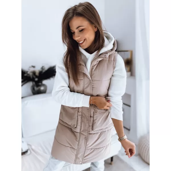  Vestă DSTREET LADISA TY3289 CARAMEL 