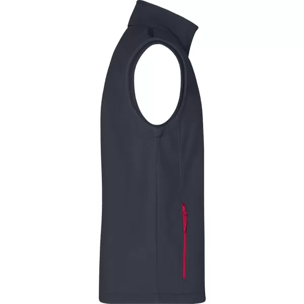  Vestă softshell pentru bărbați ALTISPORT NoPrint NP/ALM8211NJ FIER GRI/ROSU 