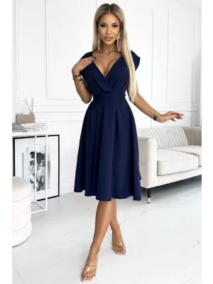 Rochie NUMOCO SCARLETT 348-6 ALBASTRU