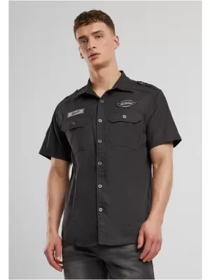 Cămaşă BRANDIT LUIS VINTAGE BD4033 NEGRU