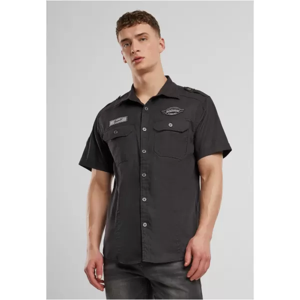  Cămaşă BRANDIT LUIS VINTAGE BD4033 NEGRU 